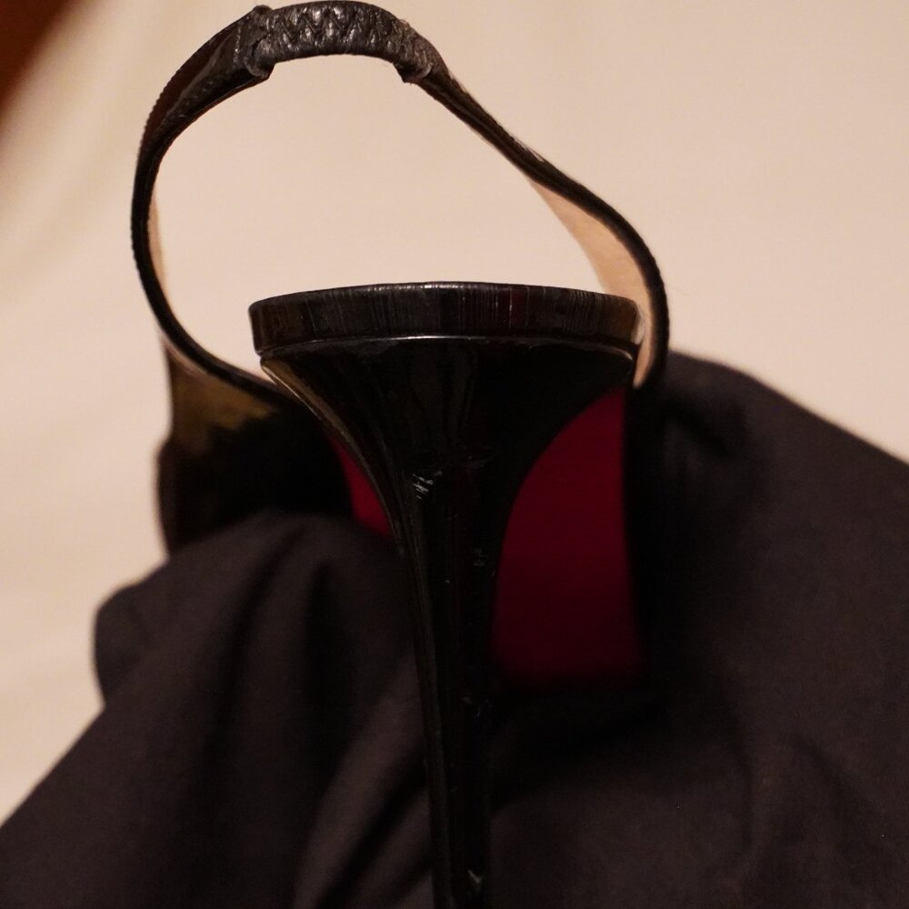 Black patent leather Christian Louboutin heels - Picture 7 of 7